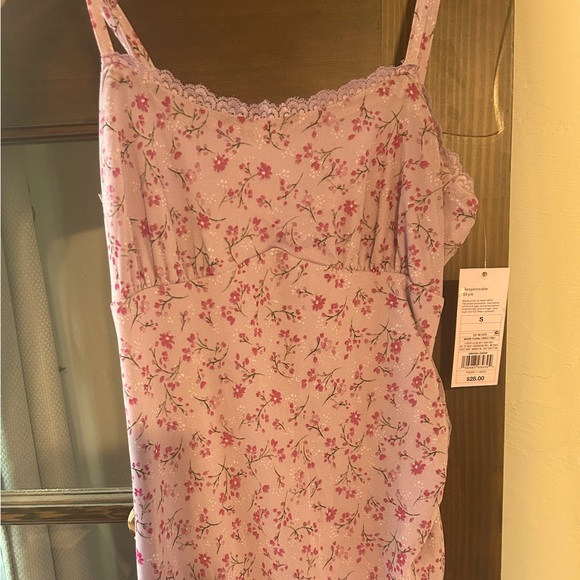 Wild Fable (Target) Purple/Pink Floral Mesh Dress (S) - Picture 3 of 6